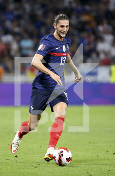 2021-09-07 - Adrien Rabiot of France during the FIFA World Cup Qatar 2022, Qualifiers, Group D football match between France and Finland on September 7, 2021 at Groupama stadium in Decines-Charpieu near Lyon, France - FIFA WORLD CUP QATAR 2022, QUALIFIERS, GROUP D - FRANCE AND FINLAND - FIFA WORLD CUP - SOCCER