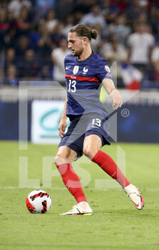 2021-09-07 - Adrien Rabiot of France during the FIFA World Cup Qatar 2022, Qualifiers, Group D football match between France and Finland on September 7, 2021 at Groupama stadium in Decines-Charpieu near Lyon, France - FIFA WORLD CUP QATAR 2022, QUALIFIERS, GROUP D - FRANCE AND FINLAND - FIFA WORLD CUP - SOCCER