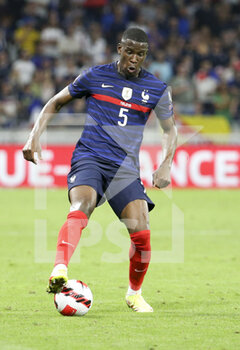 2021-09-07 - Nordi Mukiele of France during the FIFA World Cup Qatar 2022, Qualifiers, Group D football match between France and Finland on September 7, 2021 at Groupama stadium in Decines-Charpieu near Lyon, France - FIFA WORLD CUP QATAR 2022, QUALIFIERS, GROUP D - FRANCE AND FINLAND - FIFA WORLD CUP - SOCCER