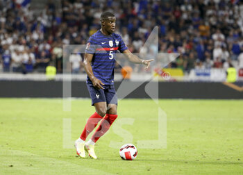 2021-09-07 - Nordi Mukiele of France during the FIFA World Cup Qatar 2022, Qualifiers, Group D football match between France and Finland on September 7, 2021 at Groupama stadium in Decines-Charpieu near Lyon, France - FIFA WORLD CUP QATAR 2022, QUALIFIERS, GROUP D - FRANCE AND FINLAND - FIFA WORLD CUP - SOCCER