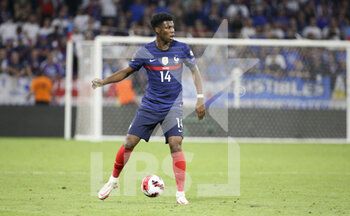 2021-09-07 - Aurelien Tchouameni of France during the FIFA World Cup Qatar 2022, Qualifiers, Group D football match between France and Finland on September 7, 2021 at Groupama stadium in Decines-Charpieu near Lyon, France - FIFA WORLD CUP QATAR 2022, QUALIFIERS, GROUP D - FRANCE AND FINLAND - FIFA WORLD CUP - SOCCER