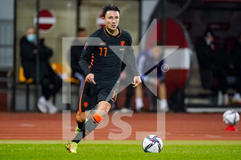 2021-10-08 - Steven Berghuis of the Netherlands during the FIFA World Cup 2022, Qualifiers football match between Latvia and Netherlands on October 8, 2021 at Daugava Stadium in Riga, Latvia - FIFA WORLD CUP 2022, QUALIFIERS - LATVIA AND NETHERLANDS - FIFA WORLD CUP - SOCCER