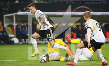 2021-10-08 - Marco Reus of Germany during the FIFA World Cup 2022, Qualifiers Group J football match between Germany and Romania on October 8, 2021 at Volksparkstadion in Hamburg, Germany - FIFA WORLD CUP 2022, QUALIFIERS GROUP J - GERMANY VS ROMANIA - FIFA WORLD CUP - SOCCER