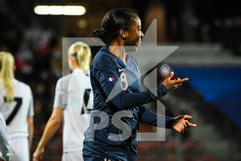 2021-10-22 - Grace GEYORO of France celebrates his goal during the FIFA Women's World Cup 2023, Qualifiers Group I football match between France and Estonia on October 22, 2021 at Dominique Duvauchelle stadium in Créteil, France - FIFA WOMEN'S WORLD CUP 2023, QUALIFIERS GROUP I - FRANCE VS ESTONIA - FIFA WORLD CUP - SOCCER