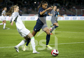 2021-10-22 - Delphine Cascarino of France during the FIFA Women's World Cup 2023, Qualifiers Group I football match between France and Estonia on October 22, 2021 at Stade Dominique Duvauchelle in Creteil, France - FIFA WOMEN'S WORLD CUP 2023, QUALIFIERS GROUP I - FRANCE VS ESTONIA - FIFA WORLD CUP - SOCCER