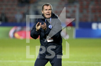 2021-10-22 - Coach of Estonia Jarmo Matikainen during the FIFA Women's World Cup 2023, Qualifiers Group I football match between France and Estonia on October 22, 2021 at Stade Dominique Duvauchelle in Creteil, France - FIFA WOMEN'S WORLD CUP 2023, QUALIFIERS GROUP I - FRANCE VS ESTONIA - FIFA WORLD CUP - SOCCER