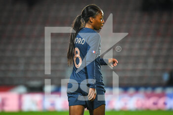 2021-10-22 - Grace GEYORO of France during the FIFA Women's World Cup 2023, Qualifiers Group I football match between France and Estonia on October 22, 2021 at Dominique Duvauchelle stadium in Créteil, France - FIFA WOMEN'S WORLD CUP 2023, QUALIFIERS GROUP I - FRANCE VS ESTONIA - FIFA WORLD CUP - SOCCER