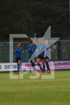 2021-10-22 - Italy team during the FIFA Women's World Cup 2023 Qualifications football match between Italy and Croatia at the Teofilo Patini stadium in Città Castel di Sangro on October 22th 2021 during the FIFA Women's World Cup 2023 Qualifications football match between Italy and Croatia at the Teofilo Patini stadium in Città Castel di Sangro on October 22th 2021 - FIFA WOMEN'S WORLD CUP 2023 QUALIFICATION - ITALY VS CROATIA INT - FIFA WORLD CUP - SOCCER