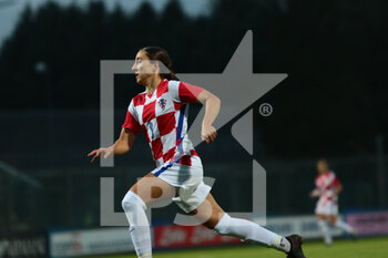 2021-10-22 - Lorena Balić of Croatia during the FIFA Women's World Cup 2023 Qualifications football match between Italy and Croatia at the Teofilo Patini stadium in Città Castel di Sangro on October 22th 2021 - FIFA WOMEN'S WORLD CUP 2023 QUALIFICATION - ITALY VS CROATIA INT - FIFA WORLD CUP - SOCCER