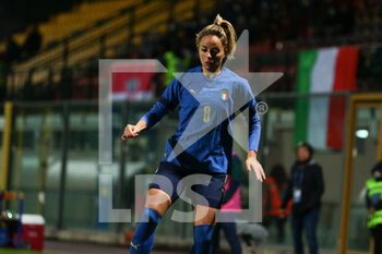 2021-10-22 - Martina Rosucci of Italy  during the FIFA Women's World Cup 2023 Qualifications football match between Italy and Croatia at the Teofilo Patini stadium in Città Castel di Sangro on October 22th 2021 - FIFA WOMEN'S WORLD CUP 2023 QUALIFICATION - ITALY VS CROATIA INT - FIFA WORLD CUP - SOCCER