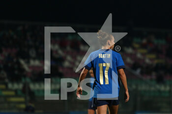 2021-10-22 - Lisa Boattin  of Italy  during the FIFA Women's World Cup 2023 Qualifications football match between Italy and Croatia at the Teofilo Patini stadium in Città Castel di Sangro on October 22th 2021 - FIFA WOMEN'S WORLD CUP 2023 QUALIFICATION - ITALY VS CROATIA INT - FIFA WORLD CUP - SOCCER