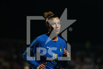 2021-10-22 - Arianna Caruso of Italy  during the FIFA Women's World Cup 2023 Qualifications football match between Italy and Croatia at the Teofilo Patini stadium in Città Castel di Sangro on October 22th 2021 - FIFA WOMEN'S WORLD CUP 2023 QUALIFICATION - ITALY VS CROATIA INT - FIFA WORLD CUP - SOCCER