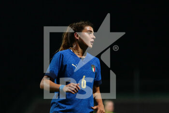 2021-10-22 - Cantore of Italy during the FIFA Women's World Cup 2023 Qualifications football match between Italy and Croatia at the Teofilo Patini stadium in Città Castel di Sangro on October 22th 2021 - FIFA WOMEN'S WORLD CUP 2023 QUALIFICATION - ITALY VS CROATIA INT - FIFA WORLD CUP - SOCCER
