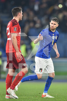 2021-11-12 - ROME, ITALY - November 12 : Giorginho gestures after  misses The penalty during  World qualifiers group C soccer match between  
Italy and Svizzera  at Stadio Olimpico on November 12,2021 in Rome Italy - FIFA WORLD CUP QATAR 2022 QUALIFIERS - ITALY VS SWITZERLAND - FIFA WORLD CUP - SOCCER