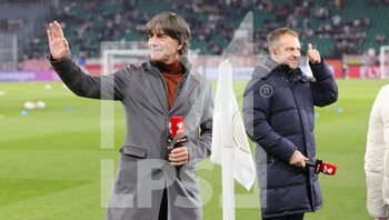 2021-11-11 - German former coach Joachim Low during the FIFA World Cup 2022, Qualifiers Group J football match between Germany and Liechtenstein on November 11, 2021 at Volkswagen Arena in Wolfsburg, Germany - FIFA WORLD CUP 2022, QUALIFIERS GROUP J - GERMANY VS LIECHTENSTEIN - FIFA WORLD CUP - SOCCER