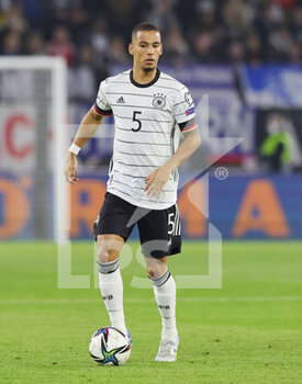 2021-11-11 - Thilo Kehrer of Germany during the FIFA World Cup 2022, Qualifiers Group J football match between Germany and Liechtenstein on November 11, 2021 at Volkswagen Arena in Wolfsburg, Germany - FIFA WORLD CUP 2022, QUALIFIERS GROUP J - GERMANY VS LIECHTENSTEIN - FIFA WORLD CUP - SOCCER