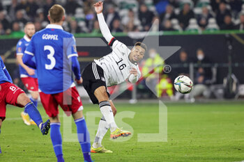 2021-11-11 - Lukas Nmecha of Germany during the FIFA World Cup 2022, Qualifiers Group J football match between Germany and Liechtenstein on November 11, 2021 at Volkswagen Arena in Wolfsburg, Germany - FIFA WORLD CUP 2022, QUALIFIERS GROUP J - GERMANY VS LIECHTENSTEIN - FIFA WORLD CUP - SOCCER