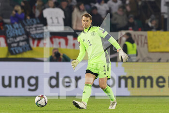 2021-11-11 - Manuel Neuer of Germany during the FIFA World Cup 2022, Qualifiers Group J football match between Germany and Liechtenstein on November 11, 2021 at Volkswagen Arena in Wolfsburg, Germany - FIFA WORLD CUP 2022, QUALIFIERS GROUP J - GERMANY VS LIECHTENSTEIN - FIFA WORLD CUP - SOCCER
