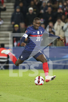 2021-11-13 - Moussa Diaby of France during the FIFA World Cup 2022, Qualifiers Group D football match between France and Kazakhstan on November 13, 2021 at Parc des Princes, Paris, France - FIFA WORLD CUP 2022, QUALIFIERS GROUP D - FRANCE VS KAZAKHSTAN - FIFA WORLD CUP - SOCCER