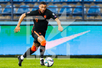 2021-11-13 - Arnaut Danjuma of the Netherlands during the FIFA World Cup 2022, Qualifiers Group G football match between Montenegro and Netherlands on November 13, 2021 at Gradski Stadion Podgorica in Podgorica, Montenegro - FIFA WORLD CUP 2022, QUALIFIERS GROUP G - MONTENEGRO VS NETHERLANDS - FIFA WORLD CUP - SOCCER