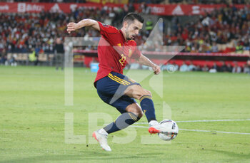 2021-11-14 - Pablo Sarabia of Spain during the FIFA World Cup 2022, Qualifiers Group B football match between Spain and Sweden on November 14, 2021 at La Cartuja stadium in Sevilla, Spain - FIFA WORLD CUP 2022, QUALIFIERS GROUP B - SPAIN VS SWEDEN - FIFA WORLD CUP - SOCCER