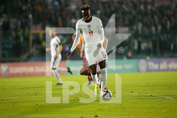 2021-11-15 - Tammy Abraham of England during the FIFA World Cup 2022, Qualifiers Group I football match between San Marino and England on November 15, 2021 at Stadio Olimpico de Serravalle in Serravalle, San Marino - FIFA WORLD CUP 2022, QUALIFIERS GROUP I - SAN MARINO VS ENGLAND - FIFA WORLD CUP - SOCCER