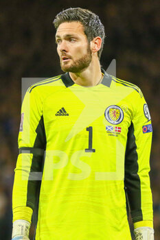 2021-11-15 - Craig Gordon of Scotland during the FIFA World Cup 2022, Qualifiers Group F football match between Scotland and Denmark on November 15, 2021 at Hampden Park stadium in Glasgow, Scotland - FIFA WORLD CUP 2022, QUALIFIERS GROUP F - SCOTLAND VS DENMARK - FIFA WORLD CUP - SOCCER