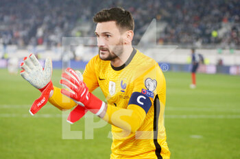 2021-11-16 - Hugo Lloris of France during the FIFA World Cup 2022, Qualifiers Group D football match between Finland and France on November 16, 2021 at Olympiastadion in Helsinki, Finland - FIFA WORLD CUP 2022, QUALIFIERS GROUP D - FINLAND VS FRANCE - FIFA WORLD CUP - SOCCER