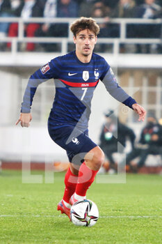 2021-11-16 - Antoine Griezmann of France during the FIFA World Cup 2022, Qualifiers Group D football match between Finland and France on November 16, 2021 at Olympiastadion in Helsinki, Finland - FIFA WORLD CUP 2022, QUALIFIERS GROUP D - FINLAND VS FRANCE - FIFA WORLD CUP - SOCCER