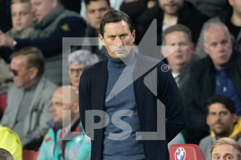 2021-10-03 - Coach Roger Schmidt of PSV during the Netherlands championship, Eredivisie football match between PSV and Sparta Rotterdam on October 3, 2021 at Philips Stadion in Eindhoven, Netherlands - PSV VS SPARTA ROTTERDAM - NETHERLANDS EREDIVISIE - SOCCER