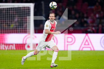 2021-11-07 - Daley Blind of Ajax during the Netherlands championship Eredivisie football match between Ajax and Go Ahead Eagles on November 7, 2021 at the Johan Cruijff ArenA in Amsterdam, Netherlands - AJAX VS GO AHEAD EAGLES - NETHERLANDS EREDIVISIE - SOCCER