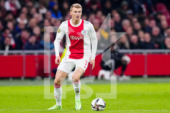 2021-11-07 - Perr Schuurs of Ajax during the Netherlands championship Eredivisie football match between Ajax and Go Ahead Eagles on November 7, 2021 at the Johan Cruijff ArenA in Amsterdam, Netherlands - AJAX VS GO AHEAD EAGLES - NETHERLANDS EREDIVISIE - SOCCER
