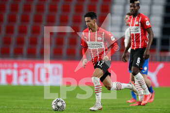 2021-11-20 - Mauro Junior of PSV during the Netherlands championship Eredivisie football match between PSV and Vitesse on November 20, 2021 at the Philips Stadion in Eindhoven, Netherlands - PSV VS VITESSE - NETHERLANDS EREDIVISIE - SOCCER