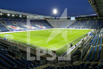 2021-11-28 - General view, Empty stands during the Netherlands championship Eredivisie football match between SC Heerenveen and PSV on November 28, 2021 at the Abe Lenstra Stadion in Heerenveen, Netherlands - SC HEERENVEEN VS PSV - NETHERLANDS EREDIVISIE - SOCCER