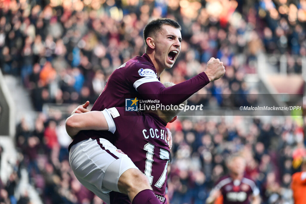 Heart of Midlothian vs Dundee United - SCOTTISH PREMIERSHIP - SOCCER