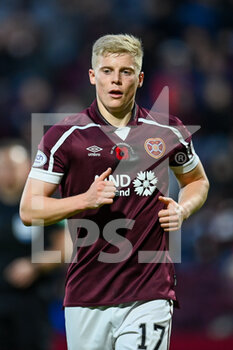 2021-11-06 - Alex Cochrane of Heart of Midlothian during the Scottish championship, Premiership football match between Heart of Midlothian and Dundee United on November 6, 2021 at Tynecastle Park in Edinburgh, Scotland - HEART OF MIDLOTHIAN VS DUNDEE UNITED - SCOTTISH PREMIERSHIP - SOCCER