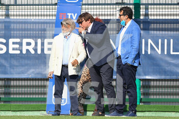 2021-09-04 - Massimo Ferrero, President Uc Sampdoria and Marco Palmieri, Sampdoria women manager - UC SAMPDORIA VS AC MILAN - ITALIAN SERIE A WOMEN - SOCCER