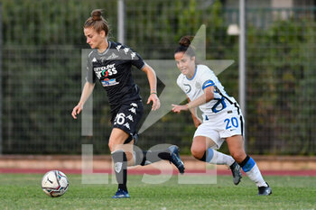 2021-09-12 - Valeria Monterubbiano (Empoli Ladies) and Flaminia Simonetti (Inter) - EMPOLI LADIES VS INTER - FC INTERNAZIONALE - ITALIAN SERIE A WOMEN - SOCCER