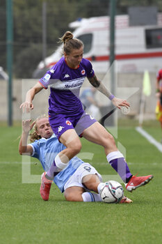 2021-09-26 - Darya Kravets and Holt Andersen Signe during the Serie A match between SS Lazio and ACF Fiorentina Femminile at the stadio Mirko Fersini on September 26, 2021 in Formello, Rome, Italy. - LAZIO WOMEN VS ACF FIORENTINA - ITALIAN SERIE A WOMEN - SOCCER