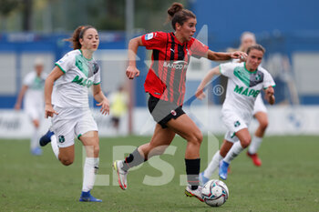 2021-09-25 - Valentina Bergamaschi (AC Milan) in azione - AC MILAN VS US SASSUOLO - ITALIAN SERIE A WOMEN - SOCCER