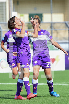 2021-10-02 - Daniela Sabatino (Fiorentina Femminile) esulta dopo aver segnato un gol - ACF FIORENTINA VS UC SAMPDORIA - ITALIAN SERIE A WOMEN - SOCCER