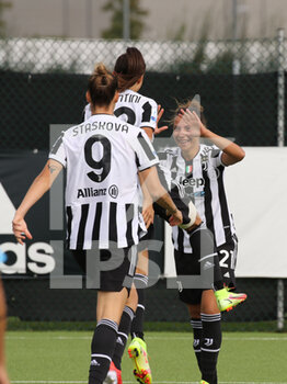 2021-10-09 - Arianna Caruso (Juventus Women) celebrates the goal - JUVENTUS FC VS NAPOLI FEMMINILE - ITALIAN SERIE A WOMEN - SOCCER