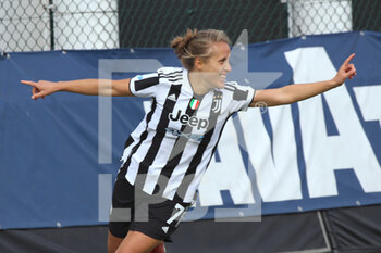 2021-10-09 - Valentina Cernoia (Juventus Women) celebrates the goal - JUVENTUS FC VS NAPOLI FEMMINILE - ITALIAN SERIE A WOMEN - SOCCER