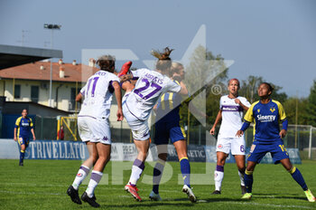 2021-10-10 - Sara Nilsson (Verona) AND Darya Kravets (Fiorentina) - HELLAS VERONA WOMEN VS ACF FIORENTINA - ITALIAN SERIE A WOMEN - SOCCER