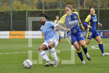 2021-12-04 - Ogonna Chukwudi of S.S. Lazio during the 10th day of the Serie A Championship between S.S. Lazio Women and Hellas Verona Women at the stadio Mirko Fersini on 4th of December, 2021 in Formello, Italy. - LAZIO WOMEN VS HELLAS VERONA WOMEN - ITALIAN SERIE A WOMEN - SOCCER