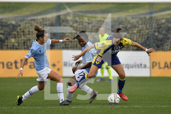 2021-12-04 - Rossella Sardu of Hellas Verona during the 10th day of the Serie A Championship between S.S. Lazio Women and Hellas Verona Women at the stadio Mirko Fersini on 4th of December, 2021 in Formello, Italy. - LAZIO WOMEN VS HELLAS VERONA WOMEN - ITALIAN SERIE A WOMEN - SOCCER