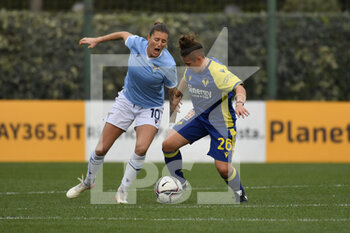 2021-12-04 - Giulia Mancuso of Hellas Verona during the 10th day of the Serie A Championship between S.S. Lazio Women and Hellas Verona Women at the stadio Mirko Fersini on 4th of December, 2021 in Formello, Italy. - LAZIO WOMEN VS HELLAS VERONA WOMEN - ITALIAN SERIE A WOMEN - SOCCER