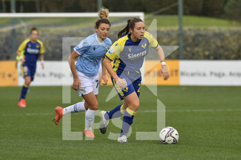 2021-12-04 - Caterina Ambrosi of Hellas Verona during the 10th day of the Serie A Championship between S.S. Lazio Women and Hellas Verona Women at the stadio Mirko Fersini on 4th of December, 2021 in Formello, Italy. - LAZIO WOMEN VS HELLAS VERONA WOMEN - ITALIAN SERIE A WOMEN - SOCCER