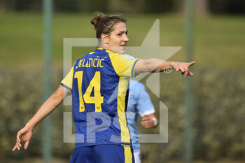 2021-12-04 - Ana Jelenčić of Hellas Verona during the 10th day of the Serie A Championship between S.S. Lazio Women and Hellas Verona Women at the stadio Mirko Fersini on 4th of December, 2021 in Formello, Italy. - LAZIO WOMEN VS HELLAS VERONA WOMEN - ITALIAN SERIE A WOMEN - SOCCER