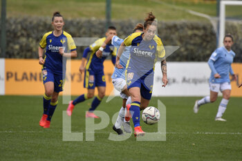 2021-12-04 - Alessia Rognoni of Hellas Verona during the 10th day of the Serie A Championship between S.S. Lazio Women and Hellas Verona Women at the stadio Mirko Fersini on 4th of December, 2021 in Formello, Italy. - LAZIO WOMEN VS HELLAS VERONA WOMEN - ITALIAN SERIE A WOMEN - SOCCER